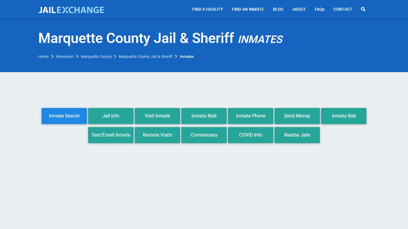 Marquette County Jail Inmates | Arrests | Mugshots | WI